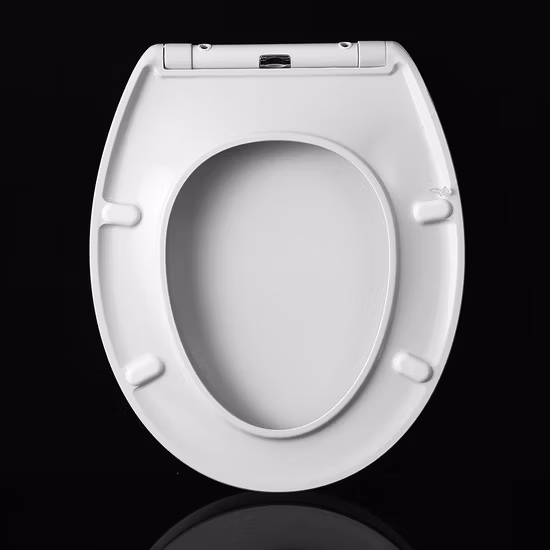 Personalização de amostra Venda Quente Quadrado Plástico Branco Tampa de Assento Sanitário UF Assentos Sanitários (Au107)