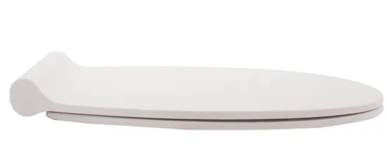 Assento sanitário de ureia com design ultrafino em forma de D popular para parede